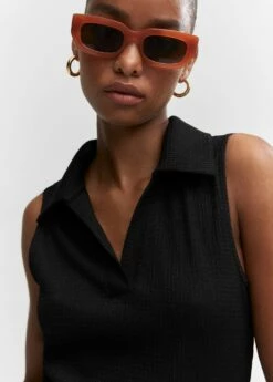 Robe Col Polo -Promos Mango Boutique 57072505 99 D1