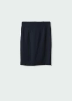 Jupe Crayon Fendue Maille Point De Rome 24 Jupe Crayon Fendue Maille Point De Rome -Promos Mango Boutique 57072885 69 B