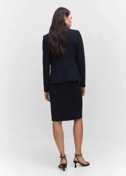 Jupe Crayon Fendue Maille Point De Rome 20 Jupe Crayon Fendue Maille Point De Rome -Promos Mango Boutique 57072885 69 R