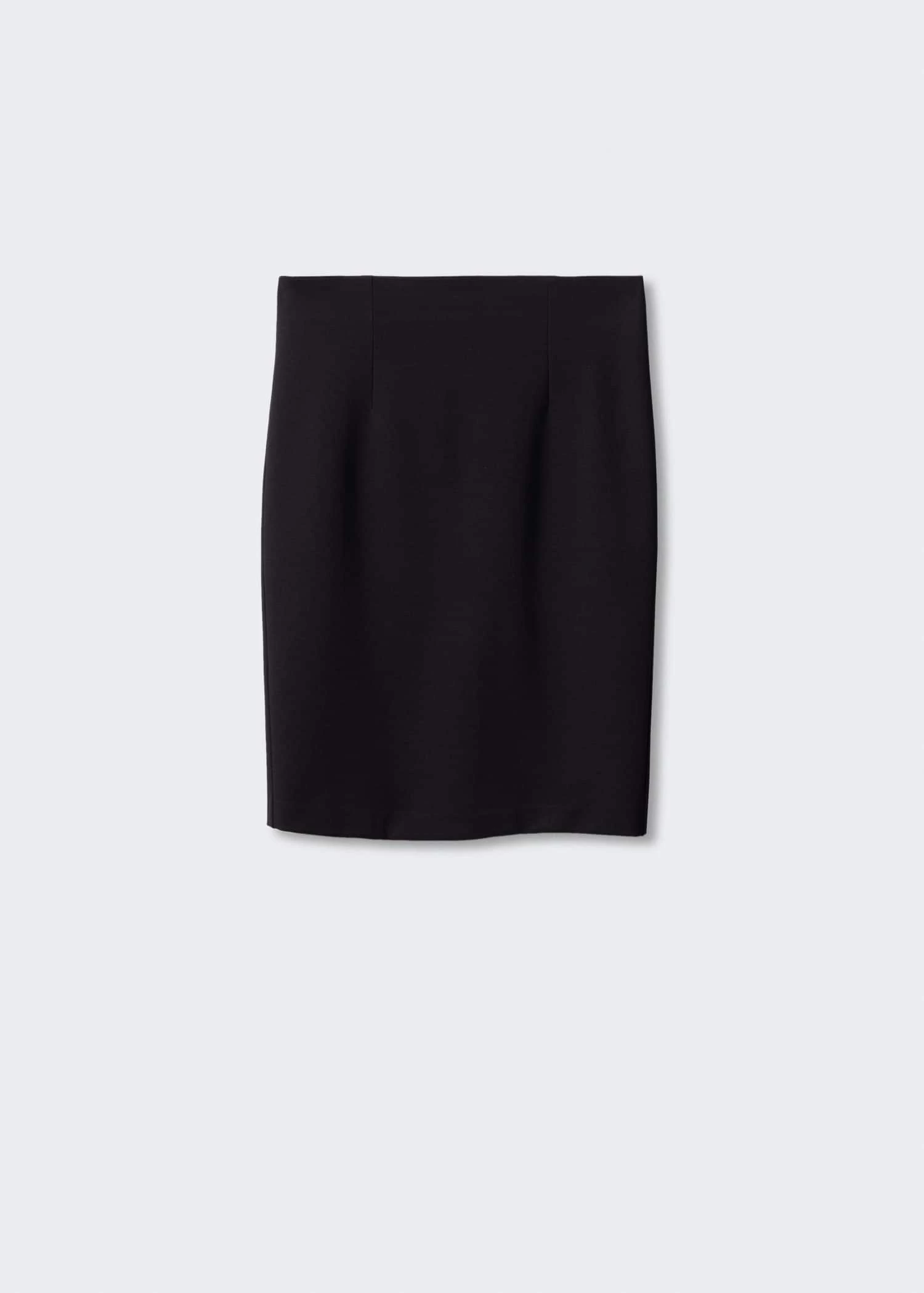 Jupe Crayon Fendue Maille Point De Rome 18 Jupe Crayon Fendue Maille Point De Rome – Image 16