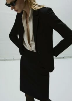 Jupe Crayon Fendue Maille Point De Rome 31 Jupe Crayon Fendue Maille Point De Rome -Promos Mango Boutique 57072885 99 D7