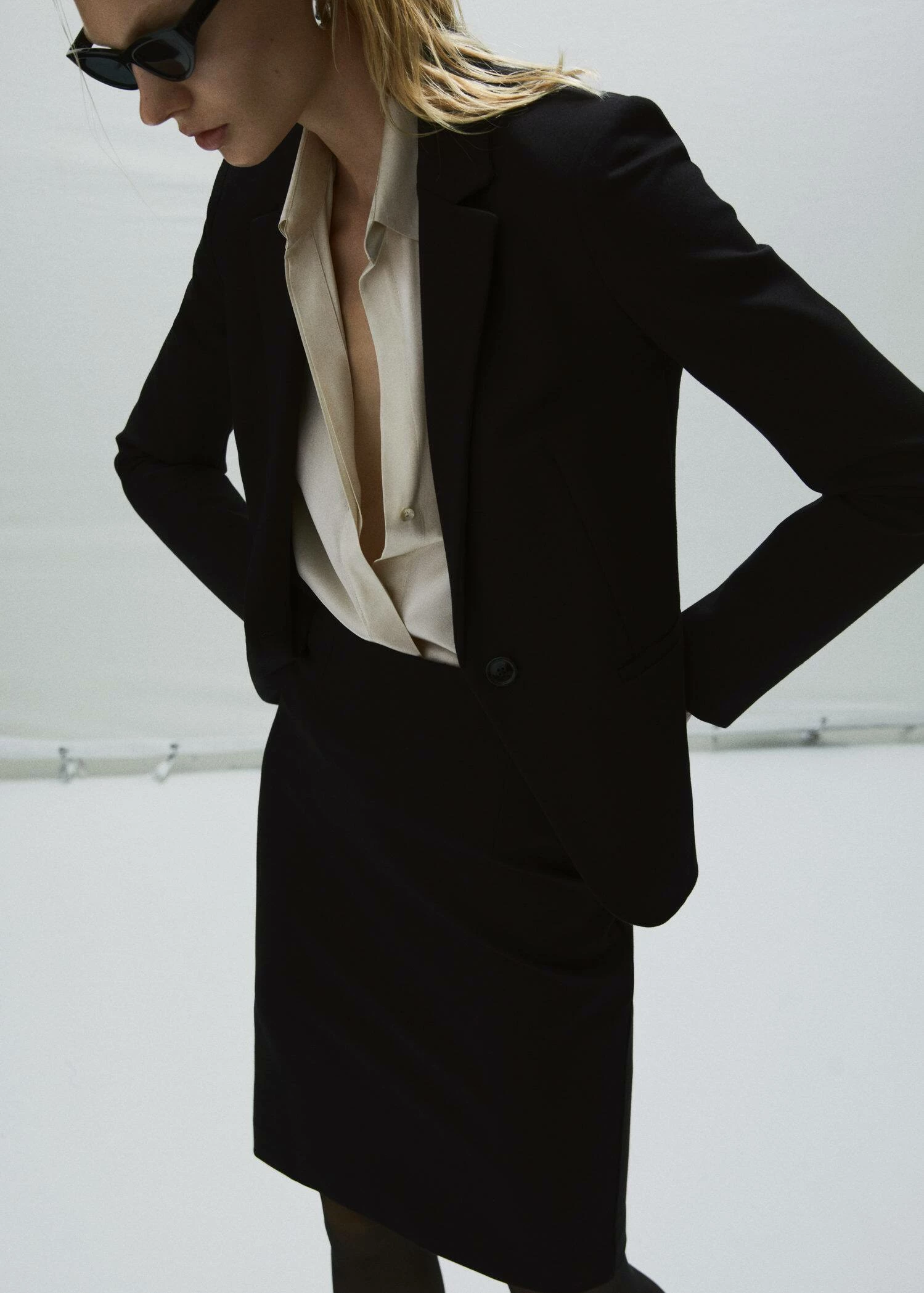 Jupe Crayon Fendue Maille Point De Rome 16 Jupe Crayon Fendue Maille Point De Rome – Image 14