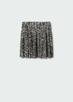 Minijupe Imprimée Froncée -Promos Mango Boutique 57073804 99 B