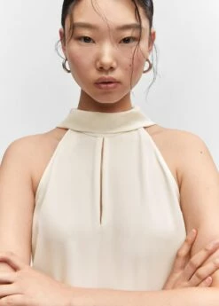 Blouse Emmanchures Américaines Ouverture -Promos Mango Boutique 57073805 05 D1