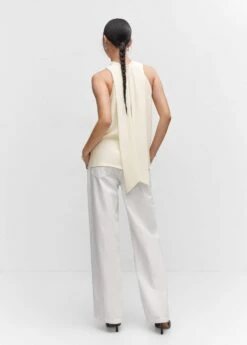 Blouse Emmanchures Américaines Ouverture -Promos Mango Boutique 57073805 05 R