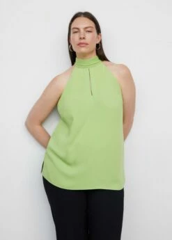 Blouse Emmanchures Américaines Ouverture -Promos Mango Boutique 57073805 14 D5