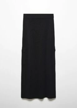Jupe Maille Poches Cargo -Promos Mango Boutique 57073814 99 B