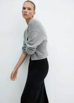 Jupe Maille Poches Cargo -Promos Mango Boutique 57073814 99 D1