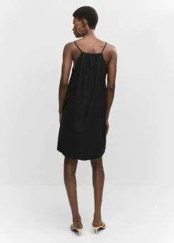 Robe Détails Brodés -Promos Mango Boutique 57074009 99 R