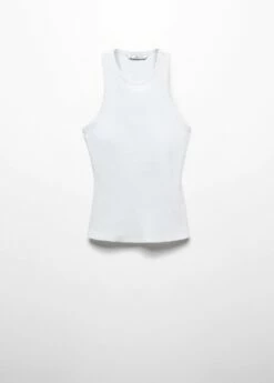 Top Emmanchures Américaines Dos Plongeant 31 Top Emmanchures Américaines Dos Plongeant -Promos Mango Boutique 57074028 01 B