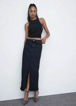 Top Emmanchures Américaines Dos Plongeant 21 Top Emmanchures Américaines Dos Plongeant -Promos Mango Boutique 57074028 99 D2