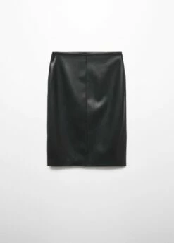 Jupe Crayon Similicuir -Promos Mango Boutique 57074406 99 B