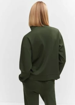 Sweat-shirt Col Montant Zip -Promos Mango Boutique 57074407 37 R