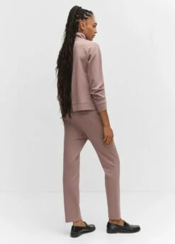 Sweat-shirt Col Montant Zip -Promos Mango Boutique 57074407 68 R