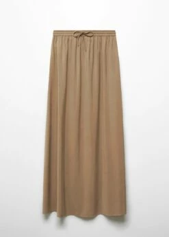 Jupe Modal Taille élastique -Promos Mango Boutique 57075790 09 B