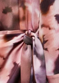 Robe Croisée En Imprimé Fleuri -Promos Mango Boutique 57075812 85 D8