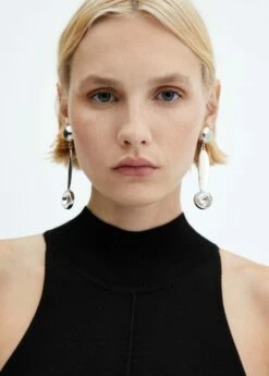 Robe Cintrée Ouverture Arrière -Promos Mango Boutique 57076307 99 D1