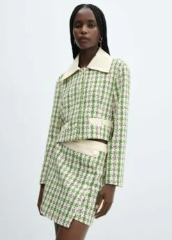 Minijupe Tweed Boutons