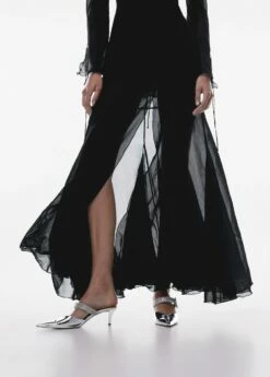 Robe Volants Manches Cloche 16 Robe Volants Manches Cloche -Promos Mango Boutique 57077759 99 D6