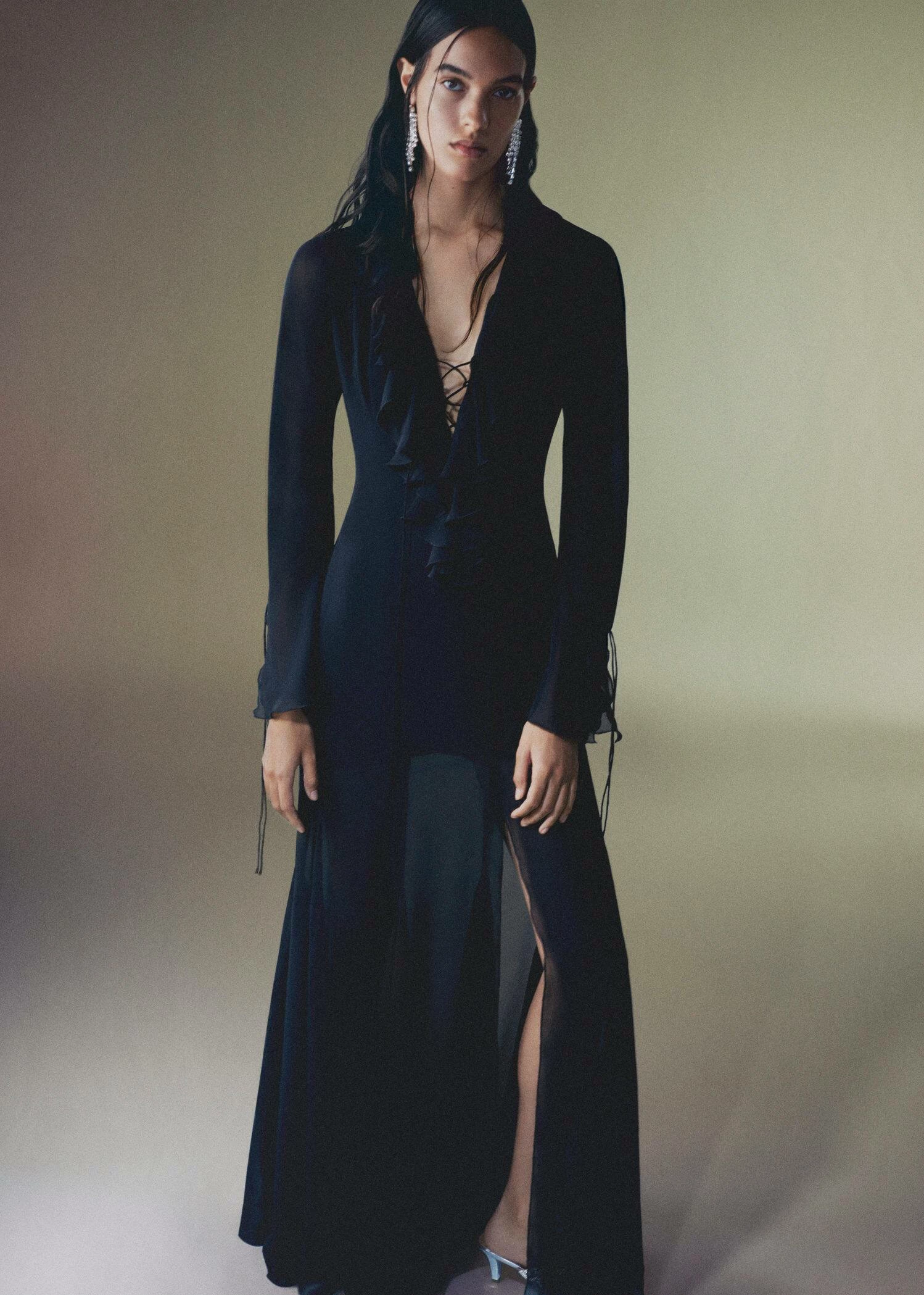 Robe Volants Manches Cloche 9 Robe Volants Manches Cloche – Image 7