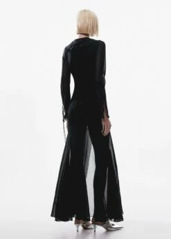 Robe Volants Manches Cloche 13 Robe Volants Manches Cloche -Promos Mango Boutique 57077759 99 R