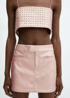 Jupe Métallisée 10 Jupe Métallisée -Promos Mango Boutique 57079081 85 R