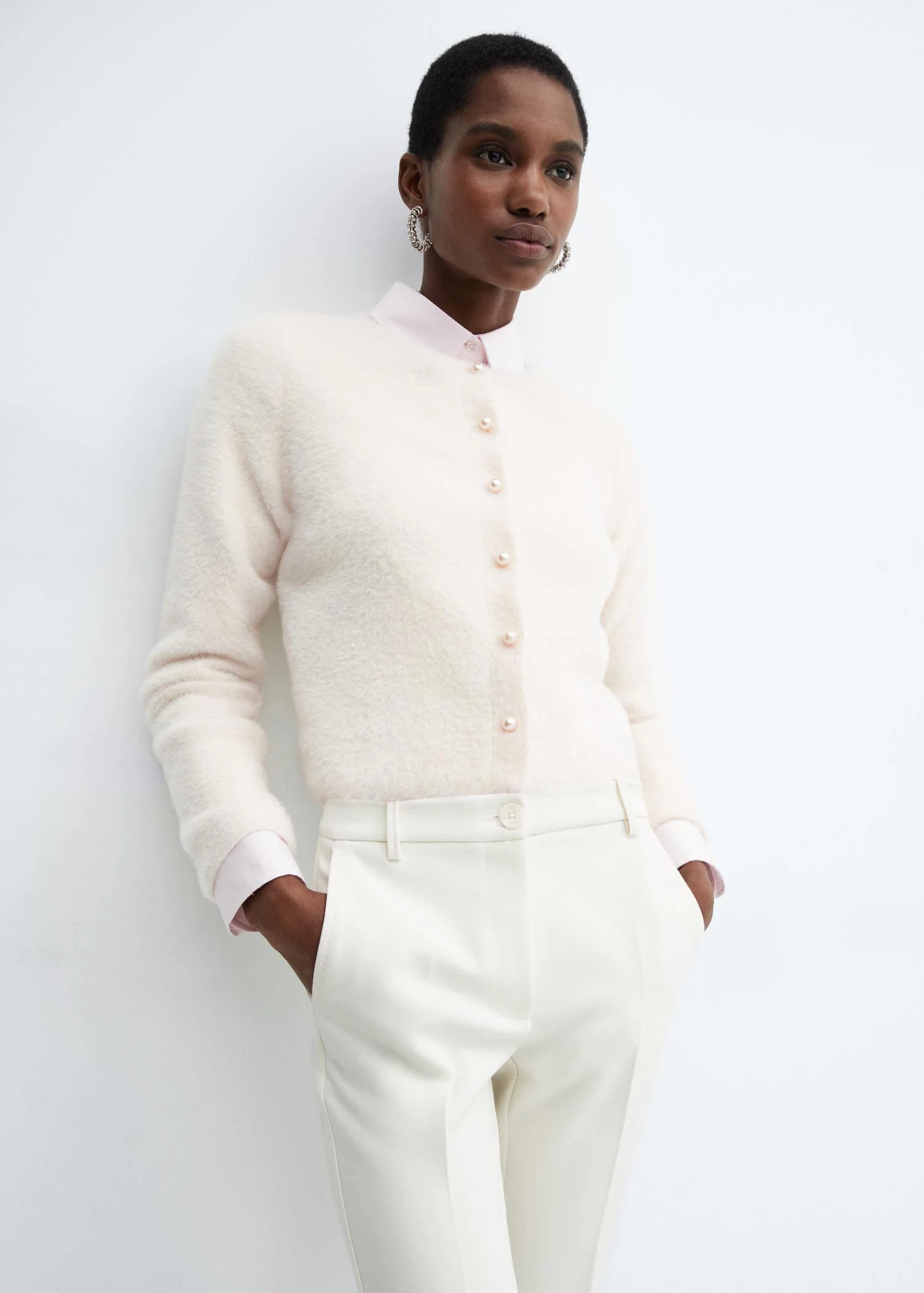 Cardigan Maille Effet Fourrure 3 Cardigan Maille Effet Fourrure