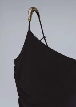 Robe Asymétrique Ornement Métallique -Promos Mango Boutique 57081167 99 D8