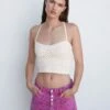 Top Maille Détails Ajourés -Promos Mango Boutique 57082879 02