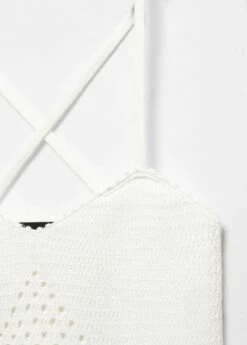 Top Maille Détails Ajourés -Promos Mango Boutique 57082879 02 D8