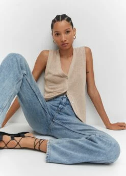 Top Maille Boutons 16 Top Maille Boutons -Promos Mango Boutique 57082880 07 D2