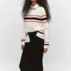 Pull-over Torsades Détail Rayures 1 Pull-over Torsades Détail Rayures -Promos Mango Boutique 57083794 05