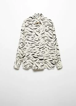 Chemise Fluide Imprimée -Promos Mango Boutique 57083805 02 B