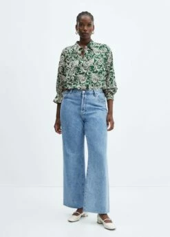 Chemise Fluide Imprimée -Promos Mango Boutique 57083805 43 D3