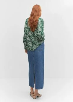 Chemise Fluide Imprimée -Promos Mango Boutique 57083805 43 R