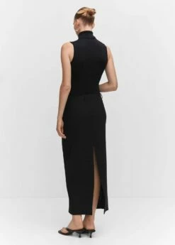 Jupe Fendue Ceinture -Promos Mango Boutique 57083809 99 R