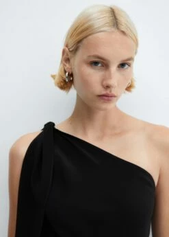 Robe Asymétrique Nœud 20 Robe Asymétrique Nœud -Promos Mango Boutique 57083814 99 D1