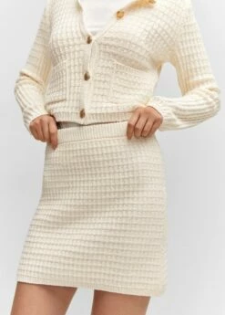 Minijupe Maille -Promos Mango Boutique 57083815 02 D6