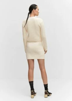 Minijupe Maille -Promos Mango Boutique 57083815 02 R