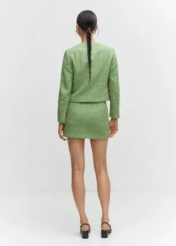 Minijupe En Tweed -Promos Mango Boutique 57083820 40 R