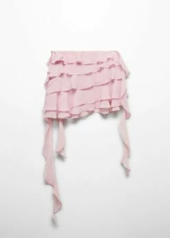 Jupe Gaze Volants -Promos Mango Boutique 57084433 83 B