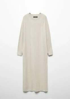 Robe Maille Col Rond -Promos Mango Boutique 57085793 90 B