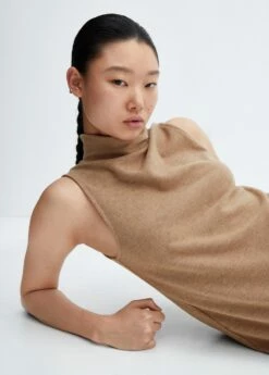 Top Maille Col Montant -Promos Mango Boutique 57085989 08 D1