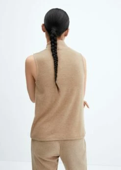 Top Maille Col Montant -Promos Mango Boutique 57085989 08 R