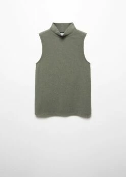 Top Maille Col Montant -Promos Mango Boutique 57085989 37 B