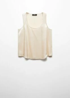 Top Soie Larges Bretelles -Promos Mango Boutique 57086020 02 B