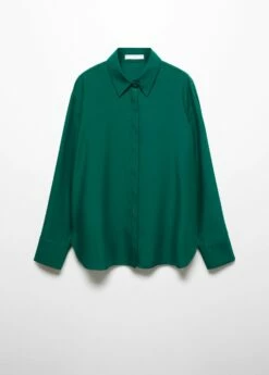 Chemise 100 % Lyocell -Promos Mango Boutique 57086028 43 B