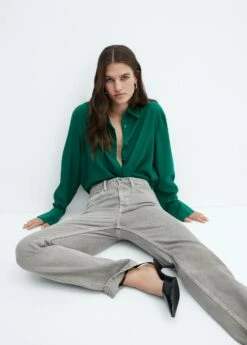 Chemise 100 % Lyocell -Promos Mango Boutique 57086028 43 D2