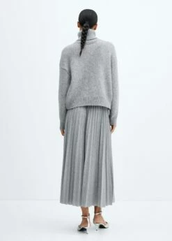 Jupe évasée Plissée -Promos Mango Boutique 57086306 91 R