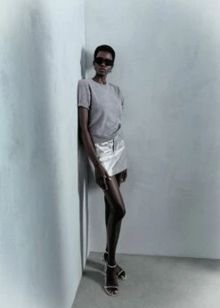 Jupe Courte Foil -Promos Mango Boutique 57086726 PL D7